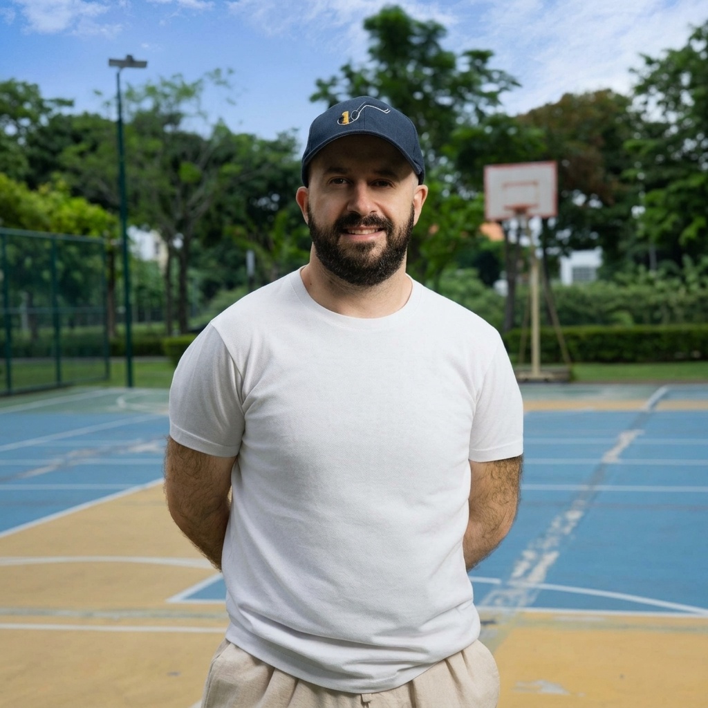 Benjamin Benois preparing elite athletes on field during international competition